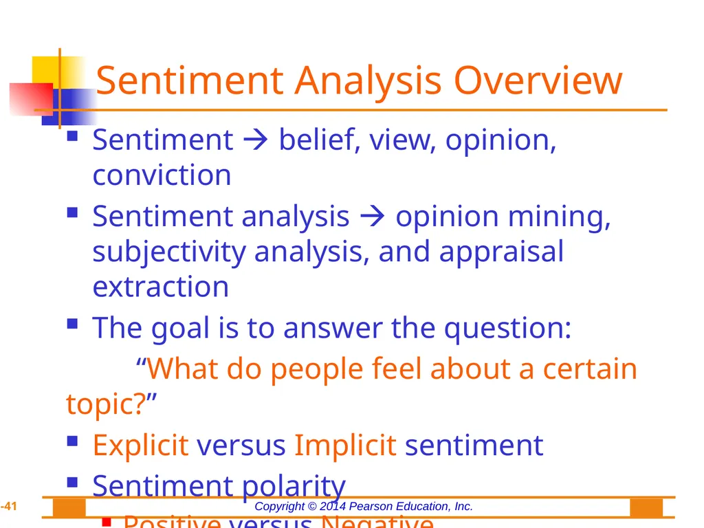 Chapter 7: Text Analytics, Text Mining, and - slide 41 of 53