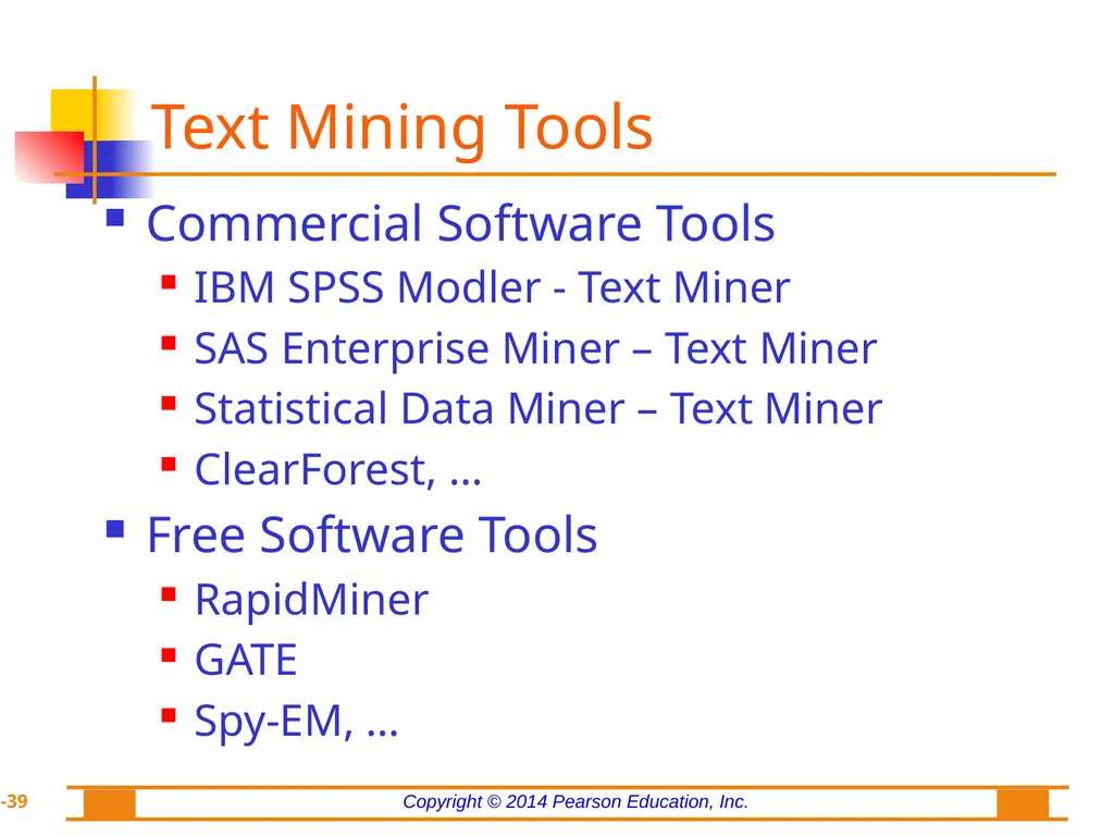 Chapter 7: Text Analytics, Text Mining, and - slide 39 of 53