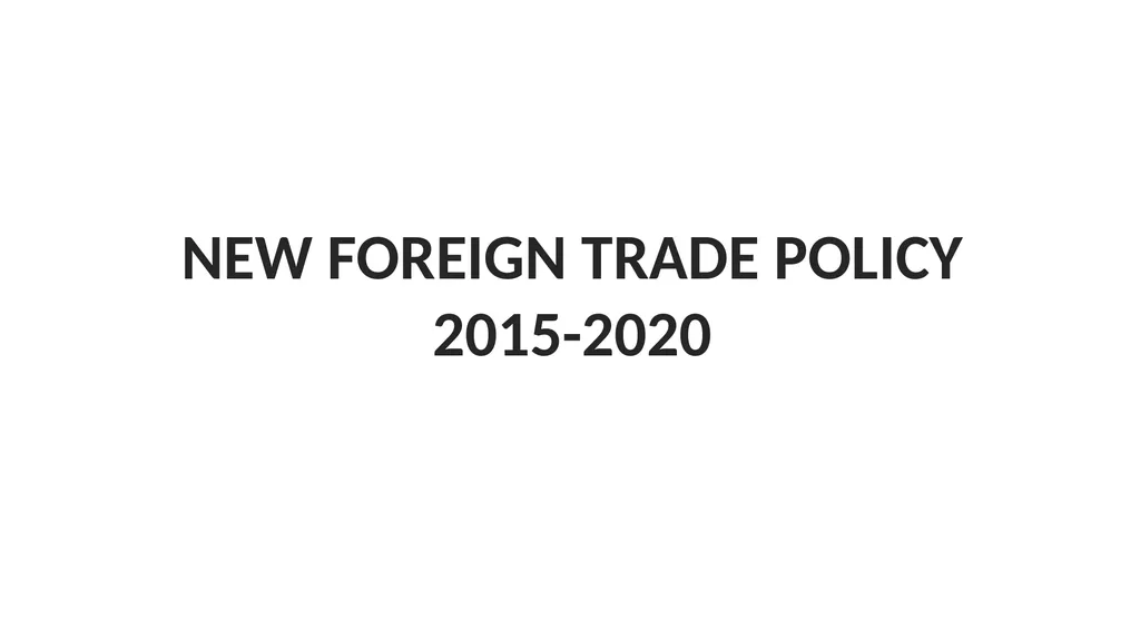FOREIGN TRADE POLICY PART-3 SPECIAL ECONOMIC ZONE - slide 11 of 15