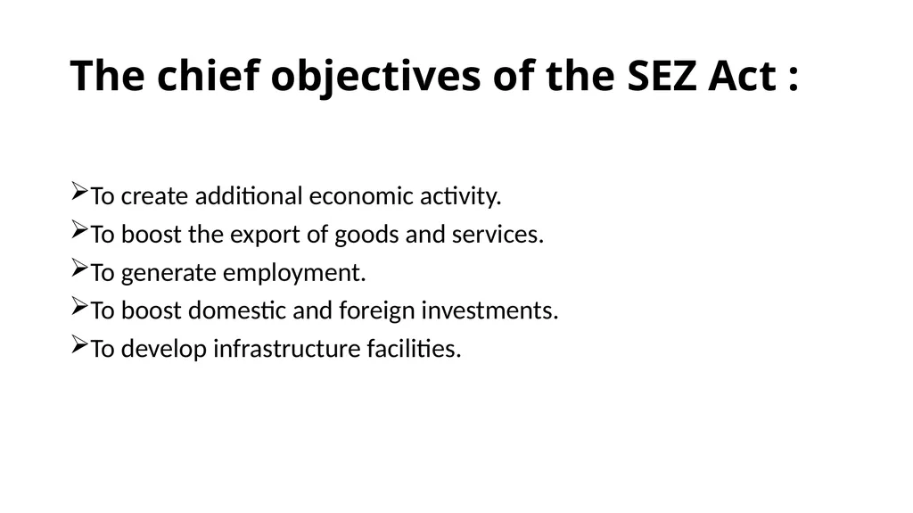 FOREIGN TRADE POLICY PART-3 SPECIAL ECONOMIC ZONE - slide 4 of 15