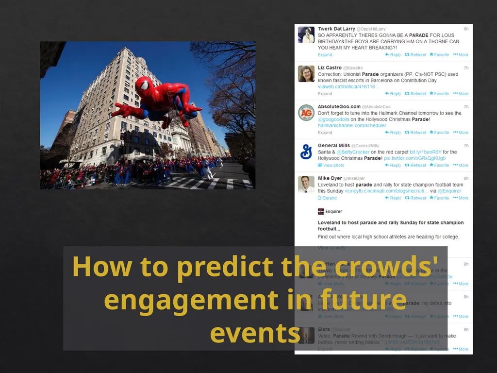 Event Analytics on Social Media: Challenges and - slide 8 of 72