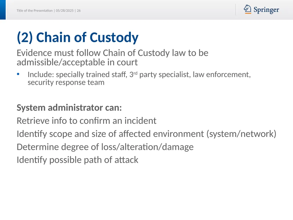 Security Planning Susan Lincke Planning for - slide 26 of 57