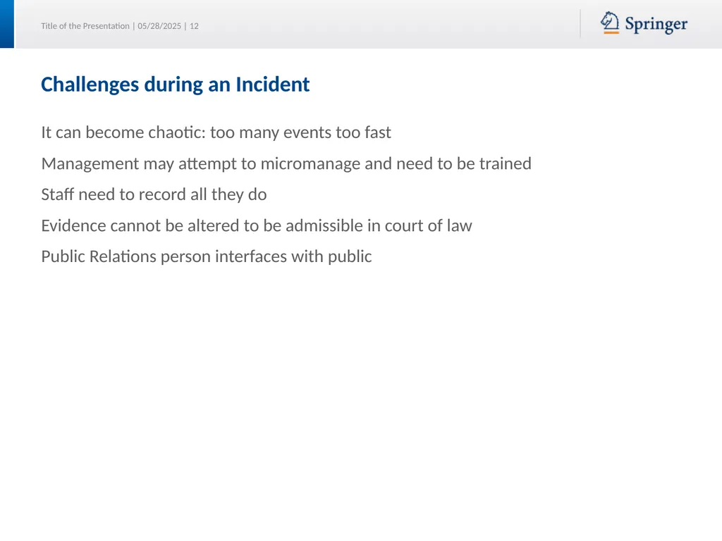 Security Planning Susan Lincke Planning for - slide 12 of 57