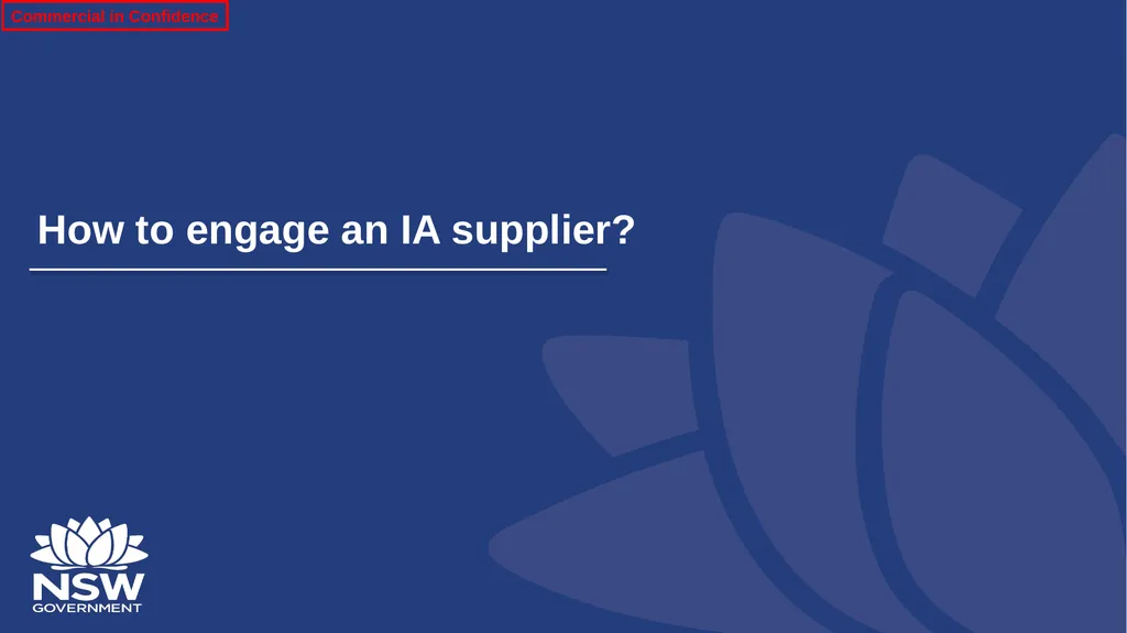 Infrastructure Advisory Best Practice Buyer’s - slide 30 of 40