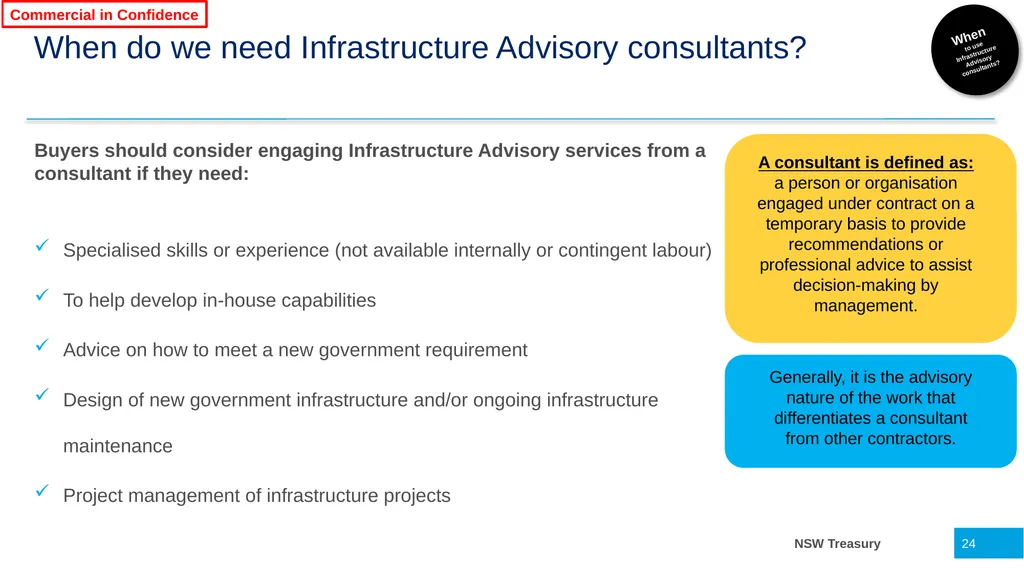 Infrastructure Advisory Best Practice Buyer’s - slide 24 of 40