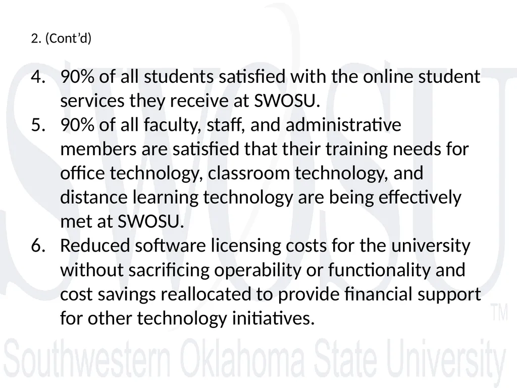 Optimize technology to meet the educational and - slide 4 of 15