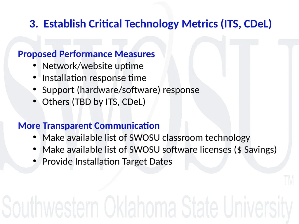 Optimize technology to meet the educational and - slide 11 of 15