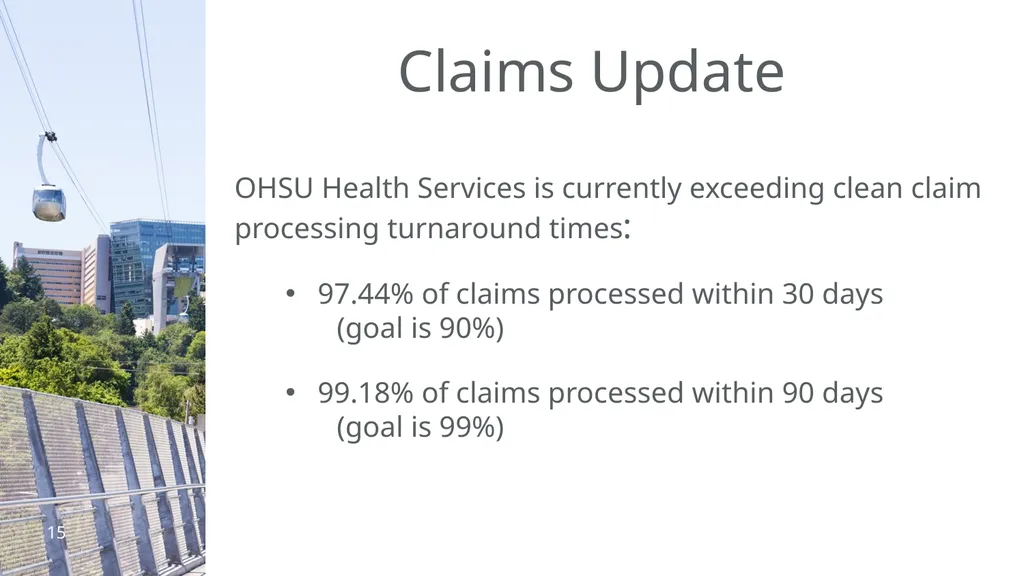 PRESENTED BY: OHSU HEALTH SERVICES TEAM Provider - slide 15 of 45