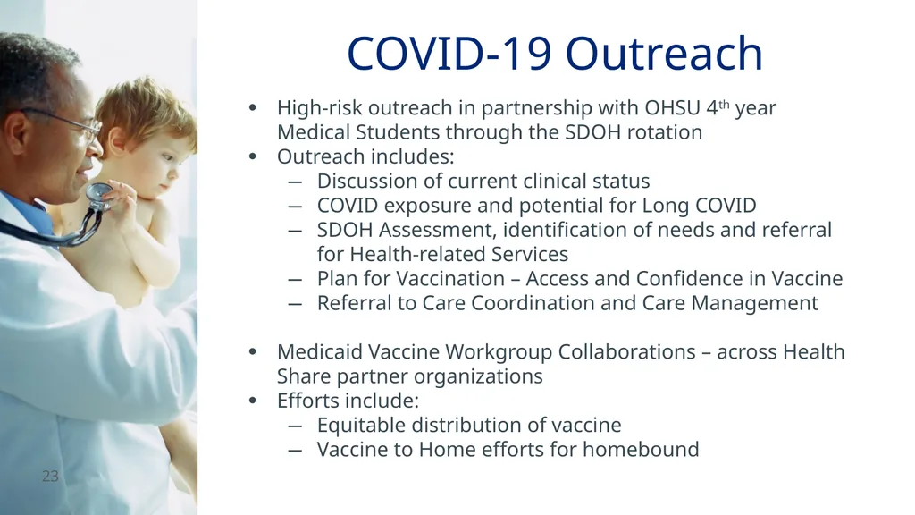 PRESENTED BY: OHSU HEALTH SERVICES TEAM Provider - slide 23 of 45