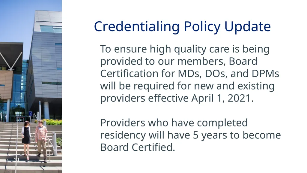PRESENTED BY: OHSU HEALTH SERVICES TEAM Provider - slide 31 of 45