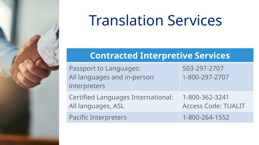 PRESENTED BY: OHSU HEALTH SERVICES TEAM Provider - slide 42 of 45