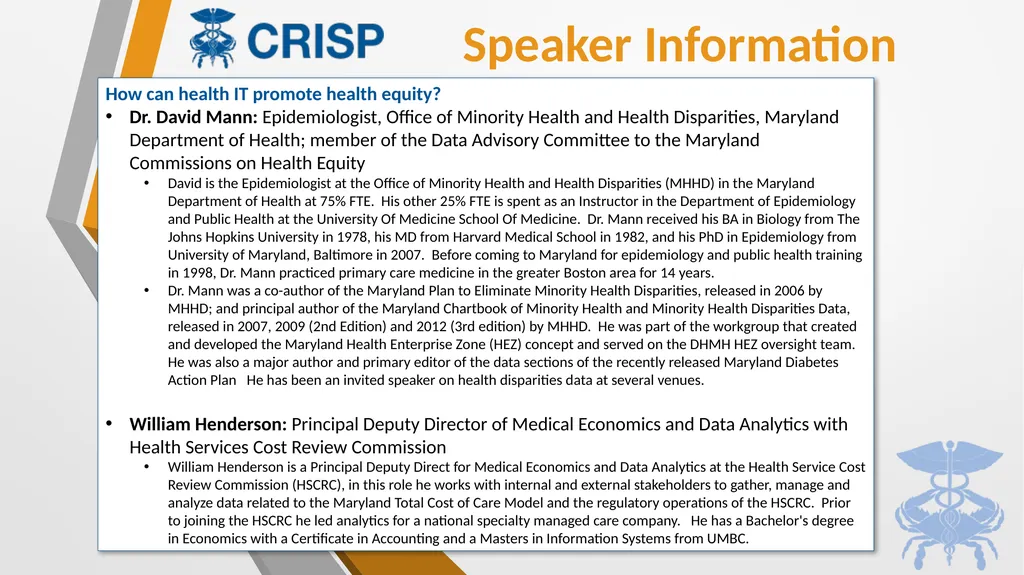 User Summit Agenda 8:45 – 9 AM Opening Remarks - slide 4 of 13