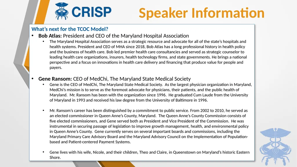 User Summit Agenda 8:45 – 9 AM Opening Remarks - slide 5 of 13
