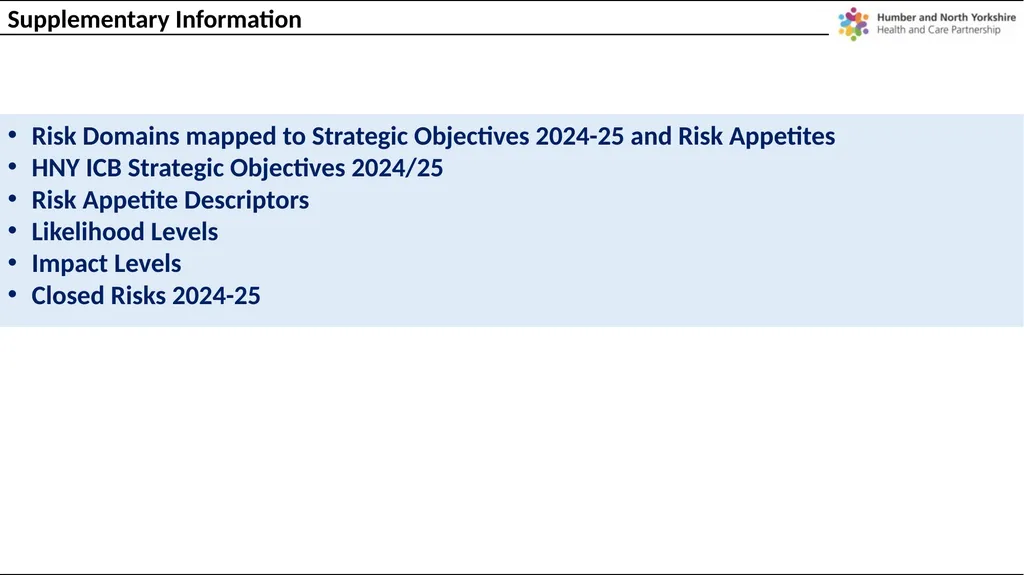 Humber and North Yorkshire ICB Board Assurance - slide 19 of 26