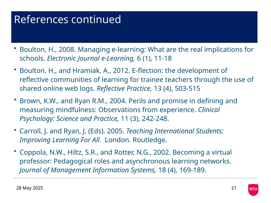 Crossing Boundaries: the Introduction of New - slide 21 of 23