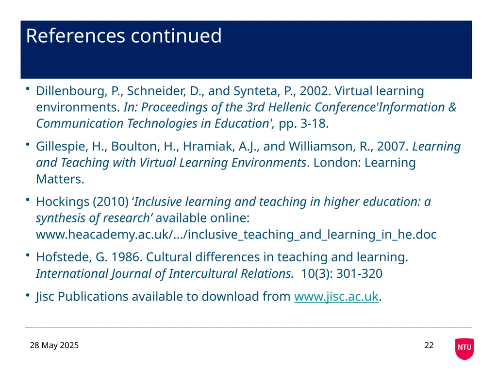 Crossing Boundaries: the Introduction of New - slide 22 of 23