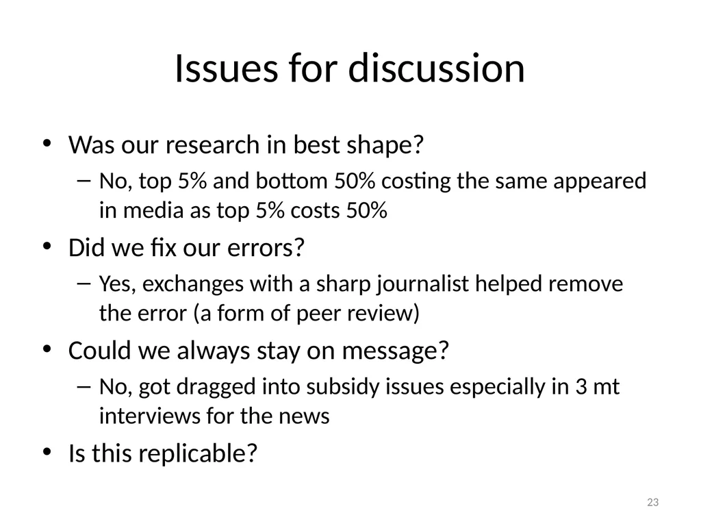 Introduction: Course on “How to engage in - slide 23 of 34