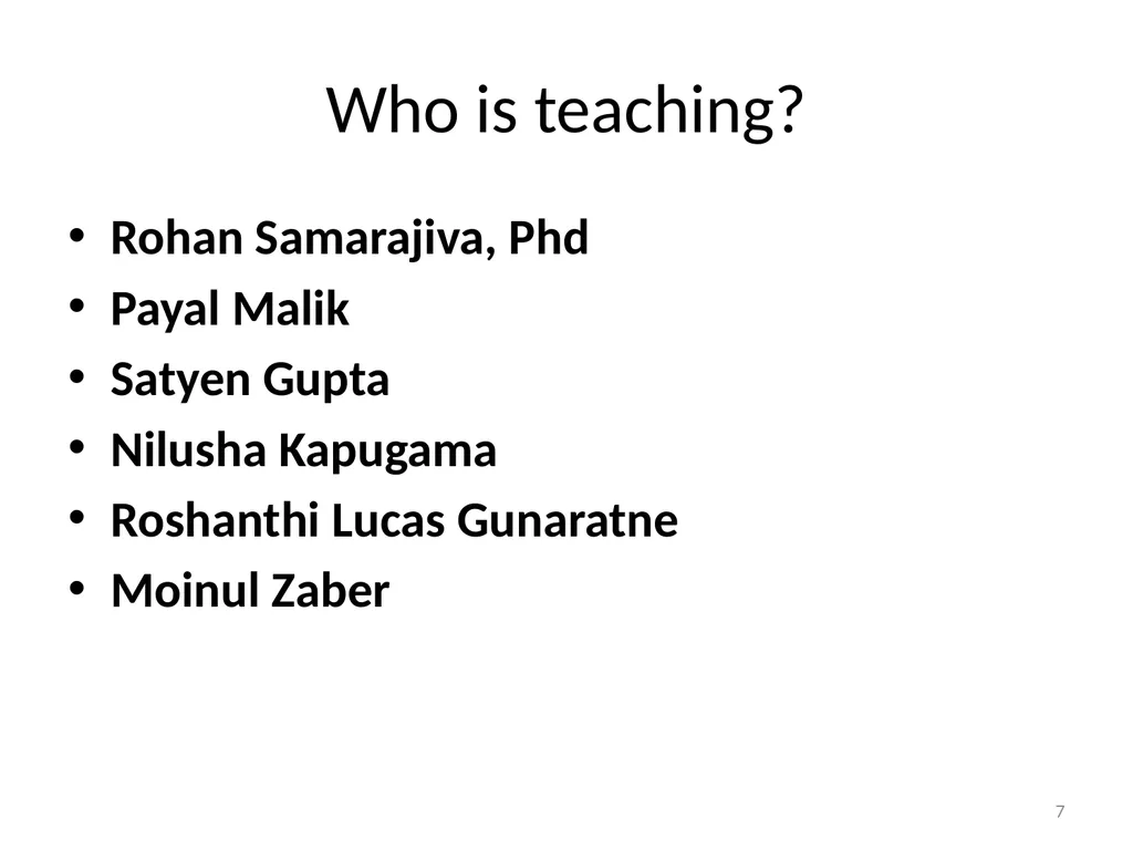 Introduction: Course on “How to engage in - slide 7 of 34