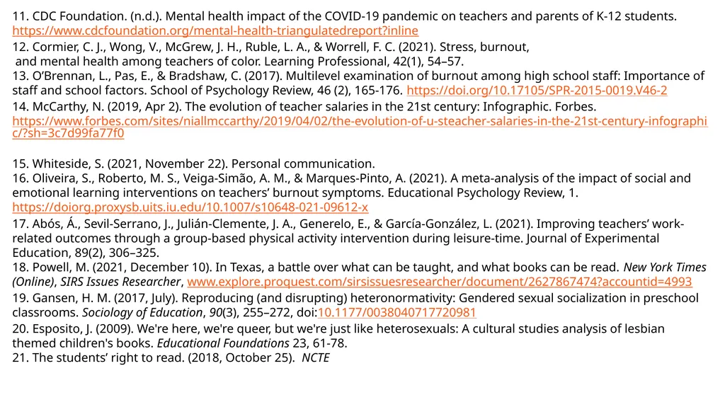 SOCIAL ISSUES IMPACTING THE TEACHER SHORTAGE Jodi - slide 25 of 30