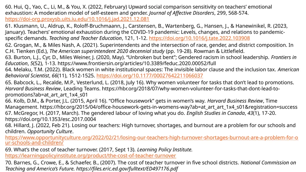 SOCIAL ISSUES IMPACTING THE TEACHER SHORTAGE Jodi - slide 30 of 30