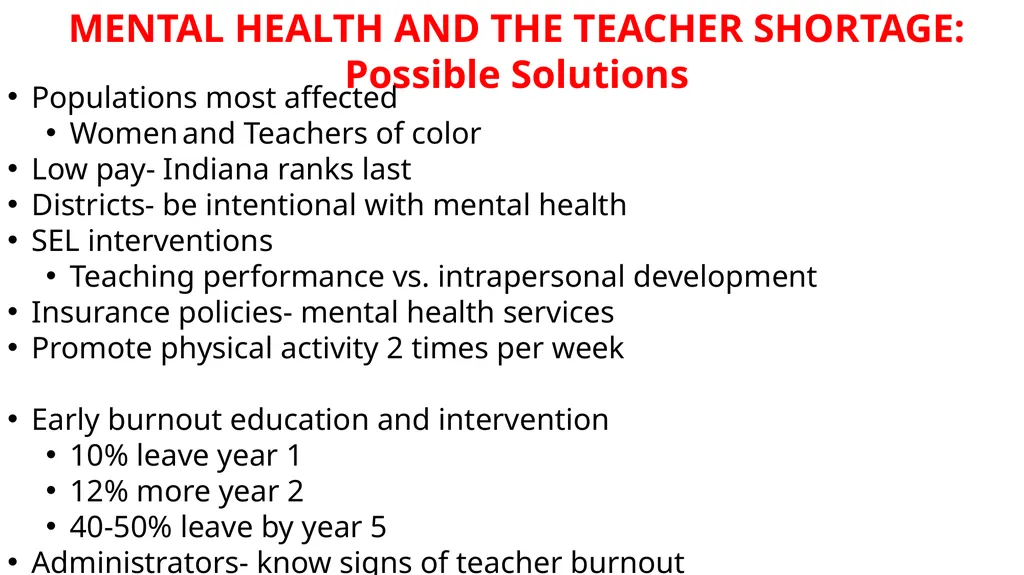SOCIAL ISSUES IMPACTING THE TEACHER SHORTAGE Jodi - slide 6 of 30