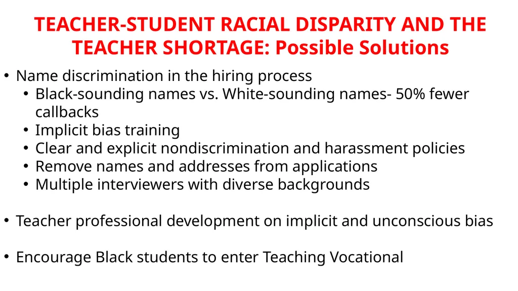 SOCIAL ISSUES IMPACTING THE TEACHER SHORTAGE Jodi - slide 13 of 30