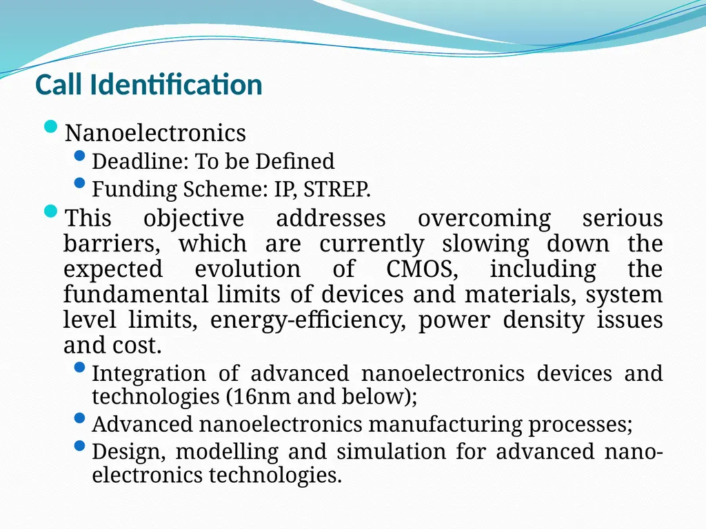 Opportunities on FP7 Theme 3 Challenge 1 Pervasive - slide 11 of 48