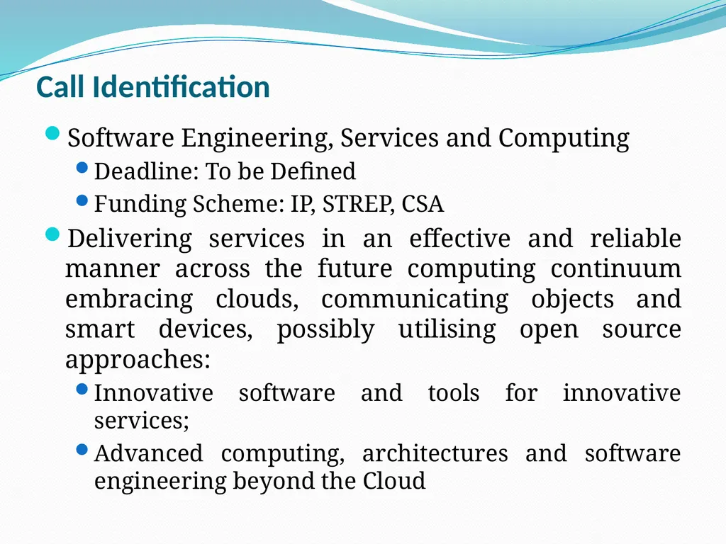 Opportunities on FP7 Theme 3 Challenge 1 Pervasive - slide 4 of 48