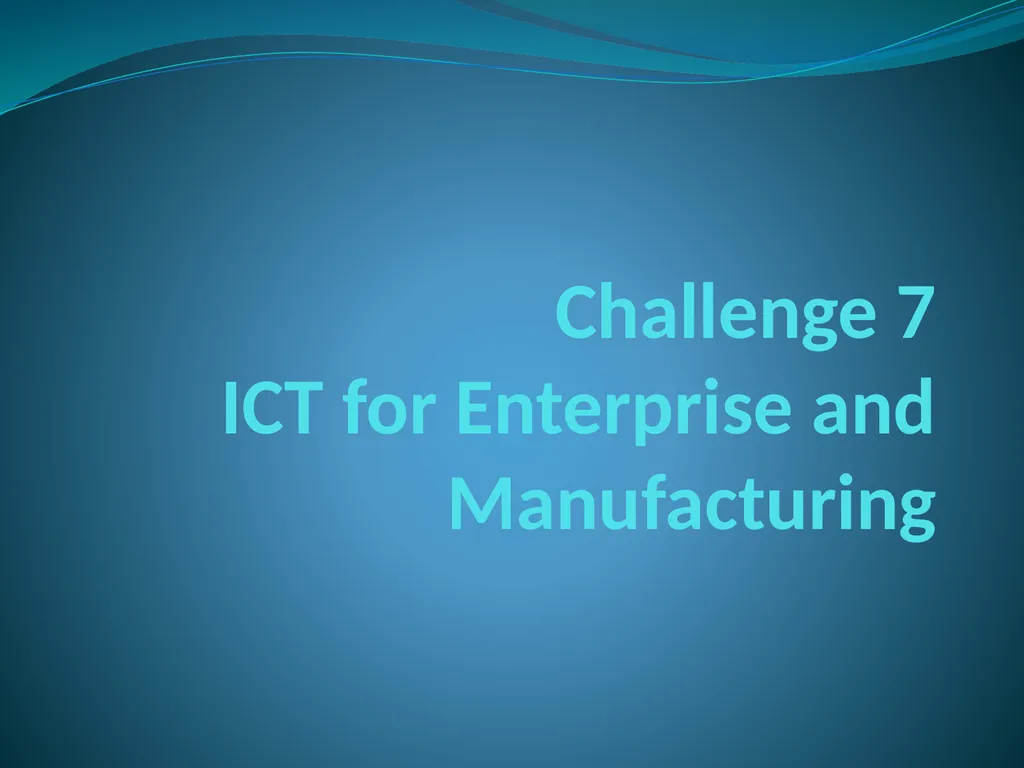 Opportunities on FP7 Theme 3 Challenge 1 Pervasive - slide 31 of 48