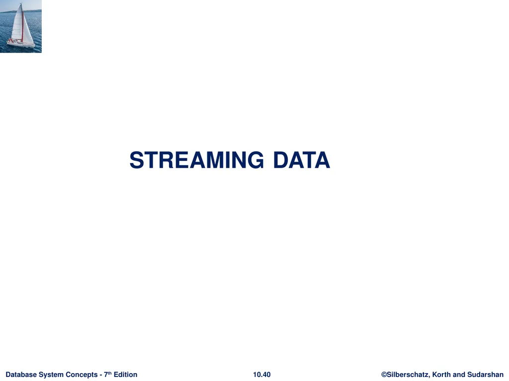 Chapter 10: Big Data Motivation Very large volumes - slide 38 of 55