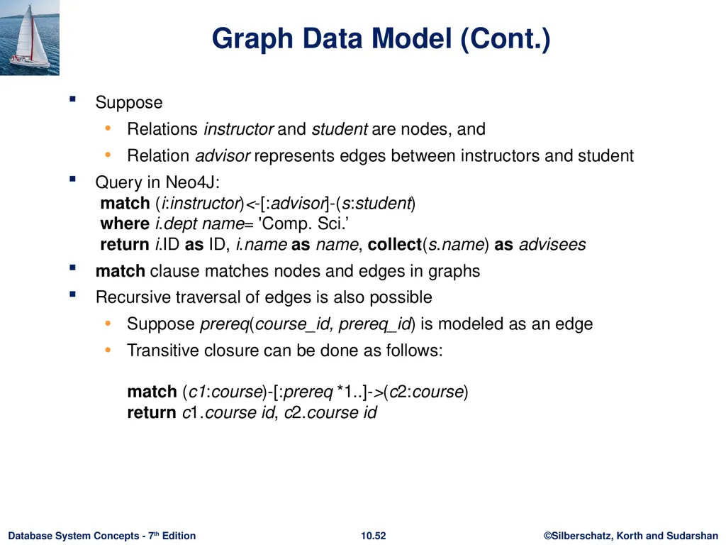 Chapter 10: Big Data Motivation Very large volumes - slide 50 of 55