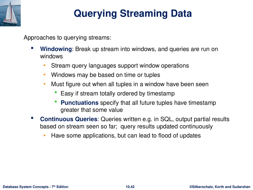 Chapter 10: Big Data Motivation Very large volumes - slide 40 of 55