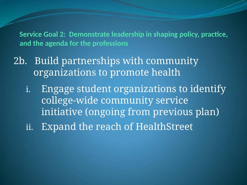 COLLEGE OF PUBLIC HEALTH AND HEALTH PROFESSIONS - slide 47 of 56
