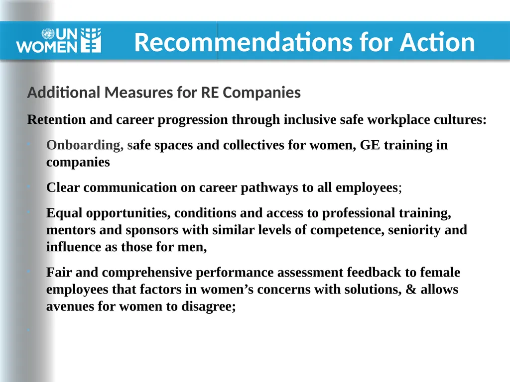 Current & Potential Demand for Women Workers in - slide 18 of 19