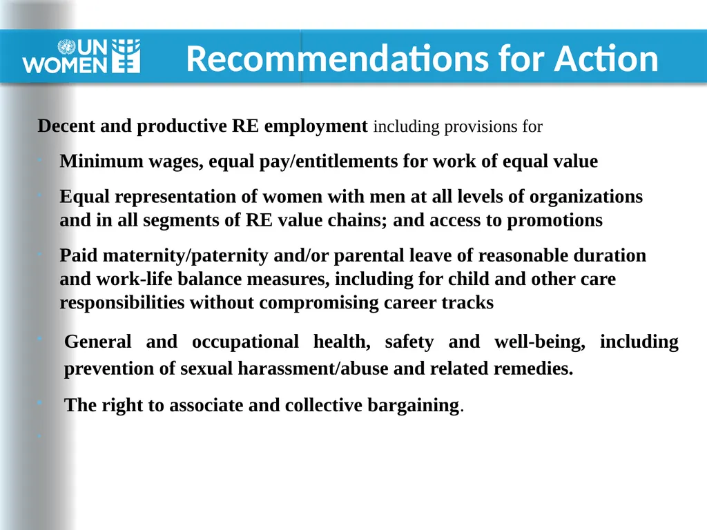 Current & Potential Demand for Women Workers in - slide 16 of 19