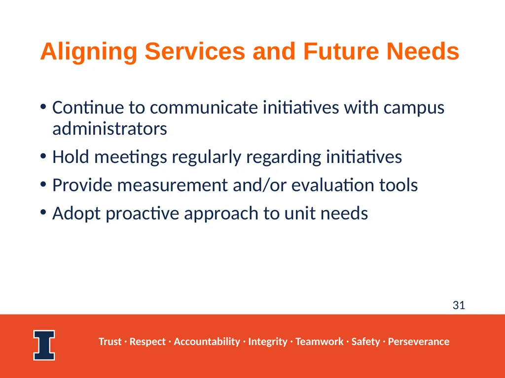 Facilities & Services Strategic Planning Retreat - slide 31 of 69