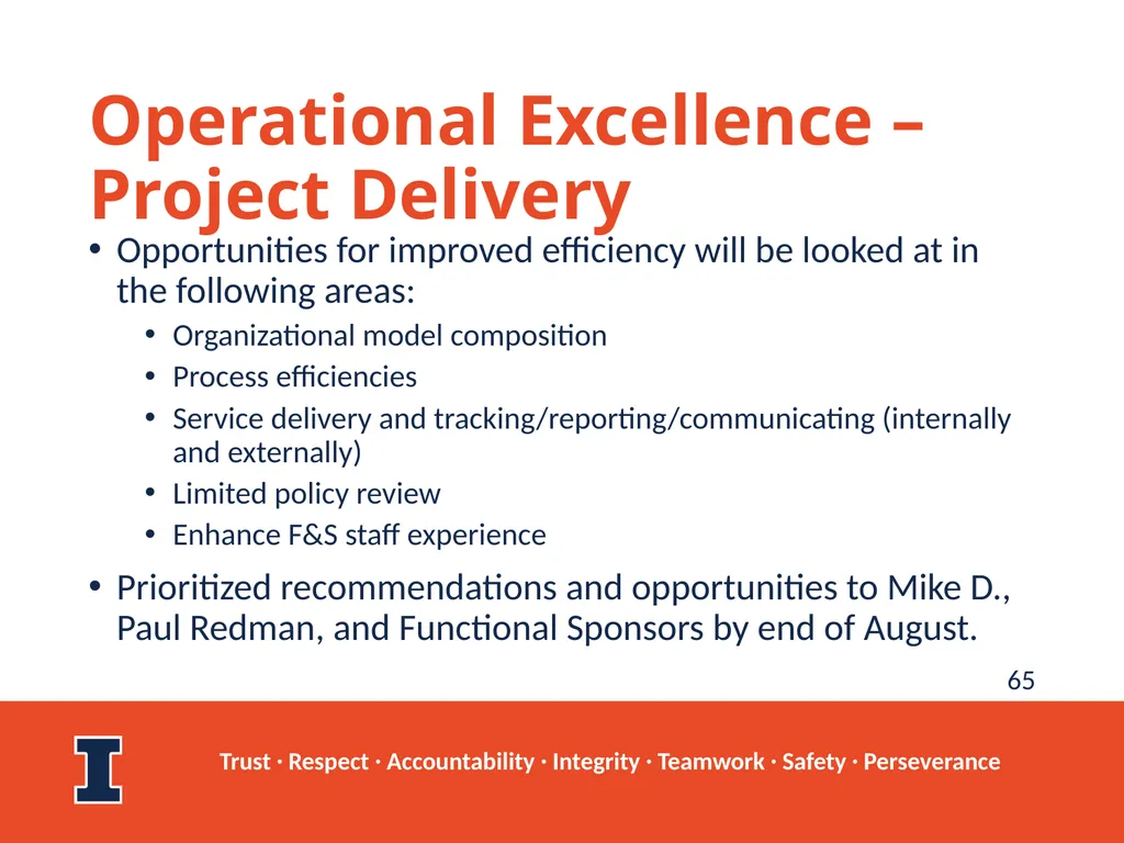 Facilities & Services Strategic Planning Retreat - slide 65 of 69