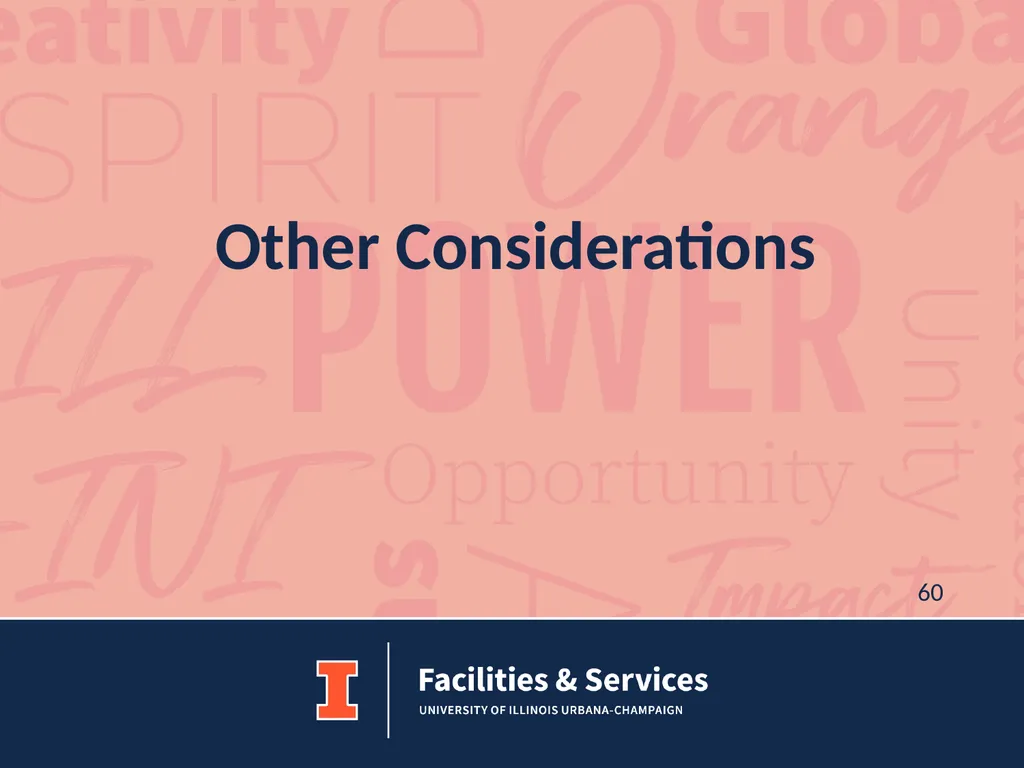 Facilities & Services Strategic Planning Retreat - slide 60 of 69