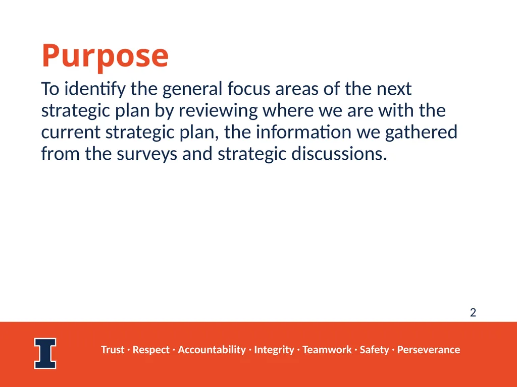 Facilities & Services Strategic Planning Retreat - slide 2 of 69