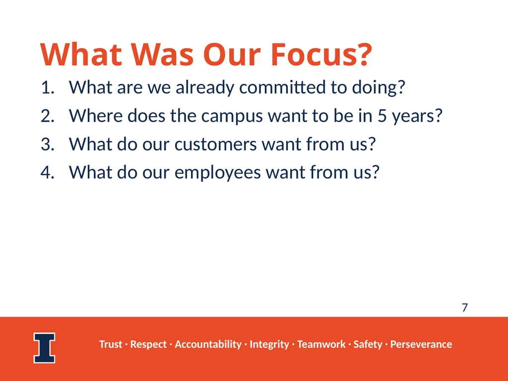 Facilities & Services Strategic Planning Retreat - slide 7 of 69