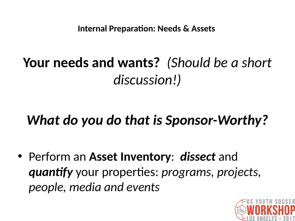 Three Keys to Securing a Major Sponsor for your - slide 10 of 55