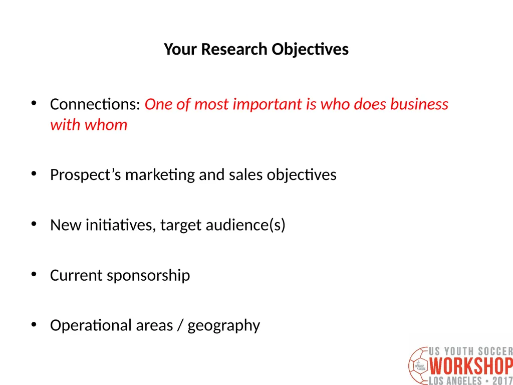 Three Keys to Securing a Major Sponsor for your - slide 20 of 55