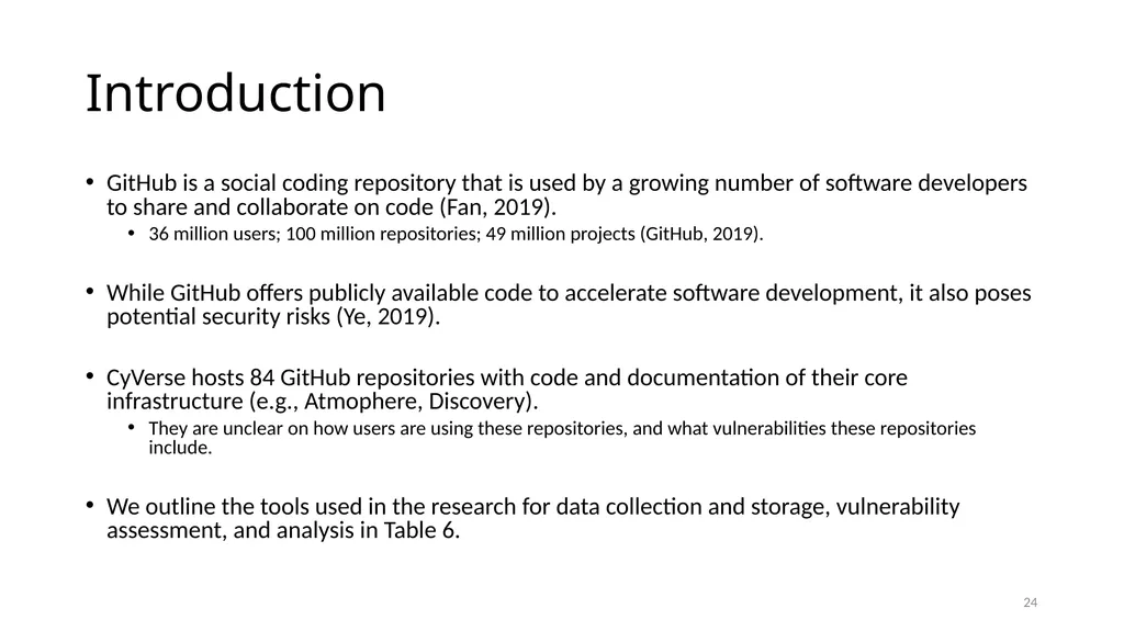 Smart Vulnerability Assessment for OS/VM, GitHub, - slide 24 of 48
