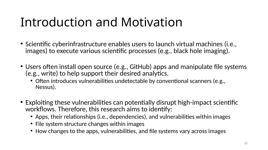 Smart Vulnerability Assessment for OS/VM, GitHub, - slide 10 of 48