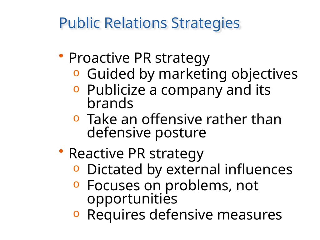 Public Relations, Influencer Marketing, and - slide 9 of 19