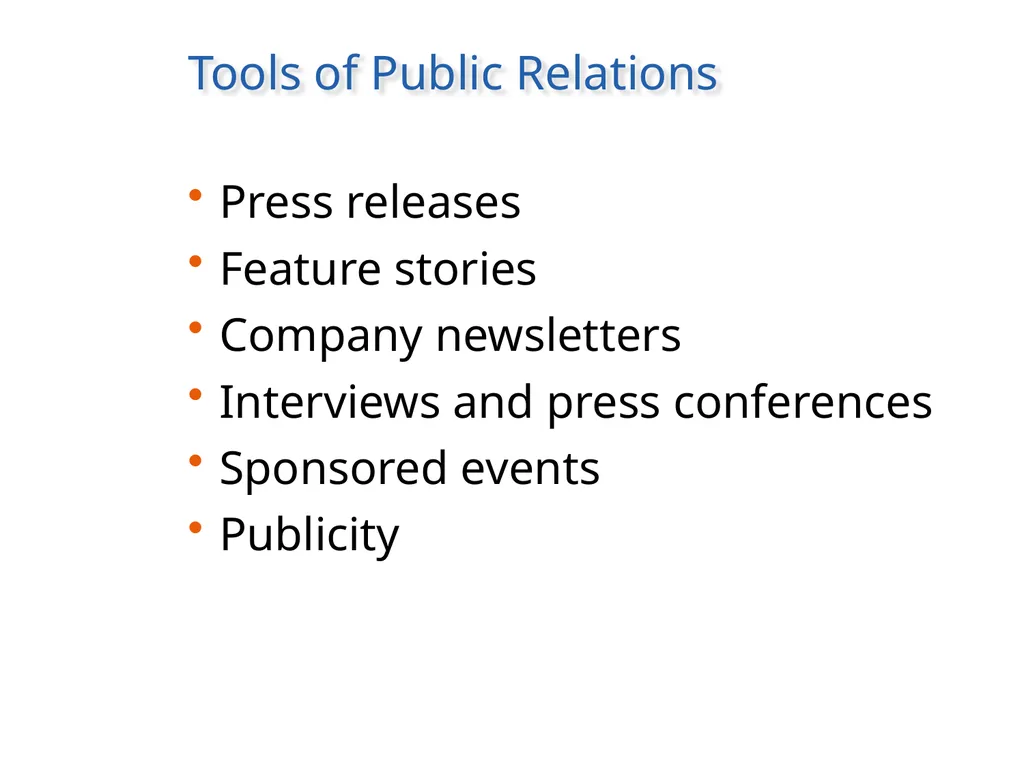 Public Relations, Influencer Marketing, and - slide 8 of 19