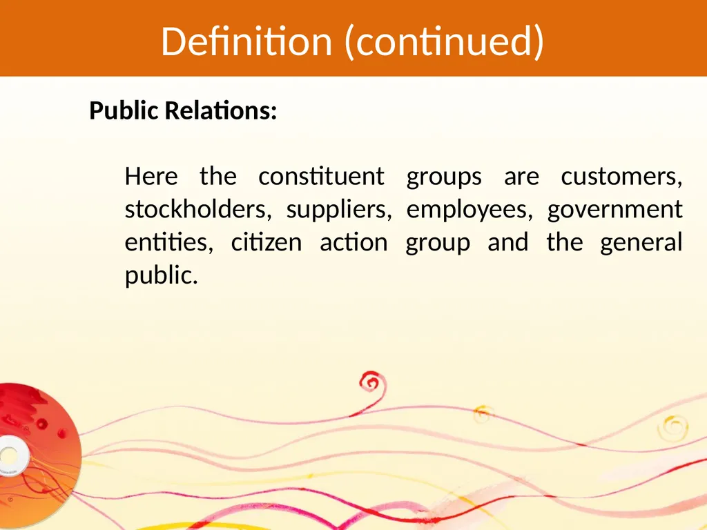 Chapter Number Thirteen Public Relation Modular: - slide 5 of 28