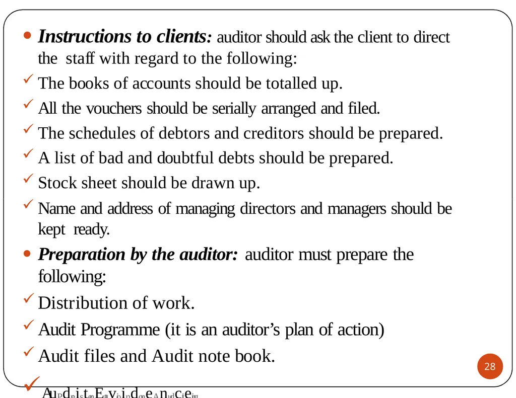 Presentation on Auditing Mr.K.PRABU Assistant - slide 28 of 54