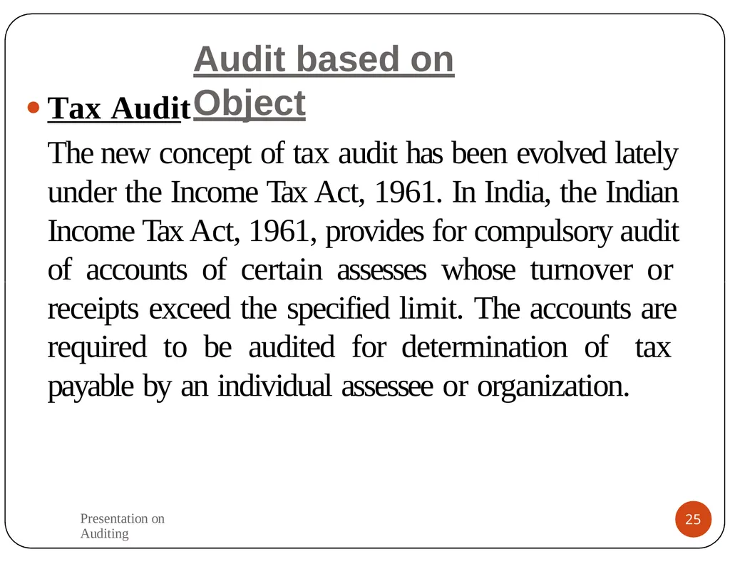 Presentation on Auditing Mr.K.PRABU Assistant - slide 25 of 54