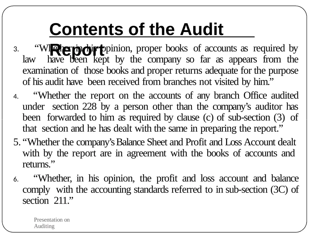 Presentation on Auditing Mr.K.PRABU Assistant - slide 52 of 54